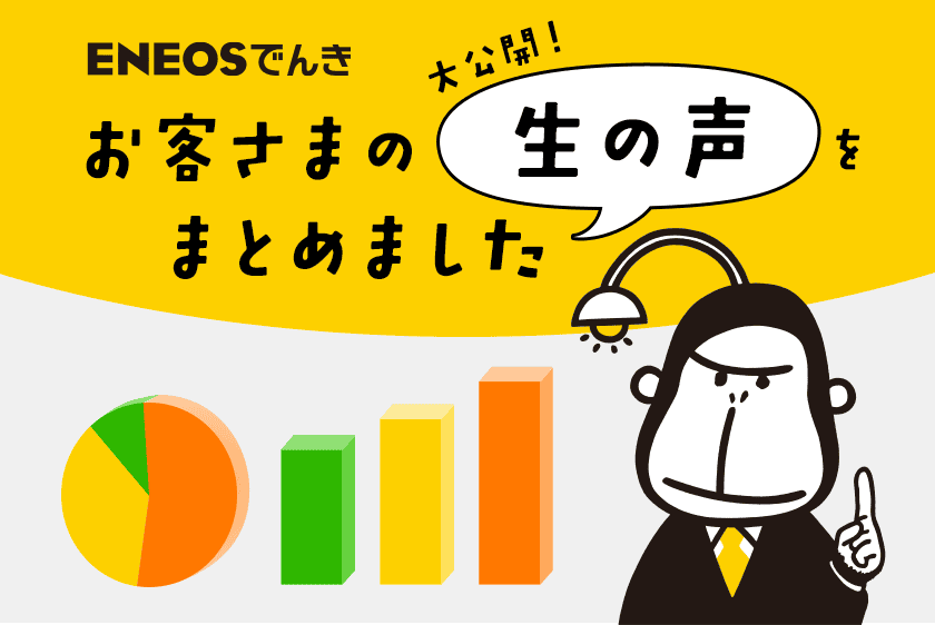 ＥＮＥＯＳでんき お客さまの「生の声」をまとめました