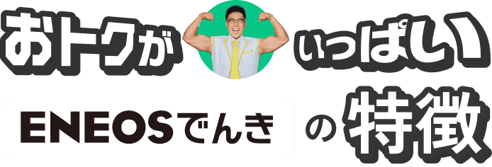 おトクがいっぱい ENEOSでんき/ENEOS都市ガスの特徴
