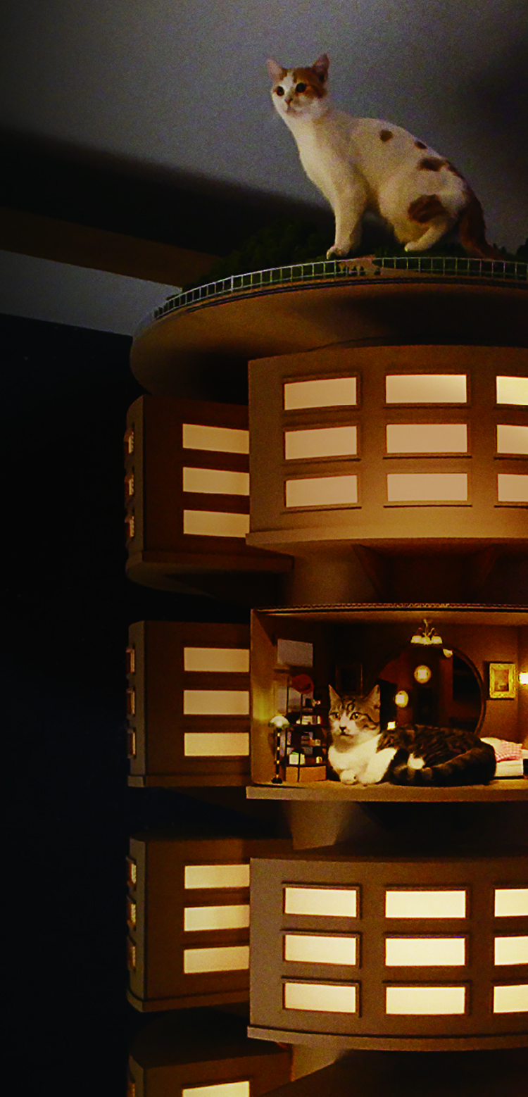 でんきで、快適。 ENEOS CAT TOWER